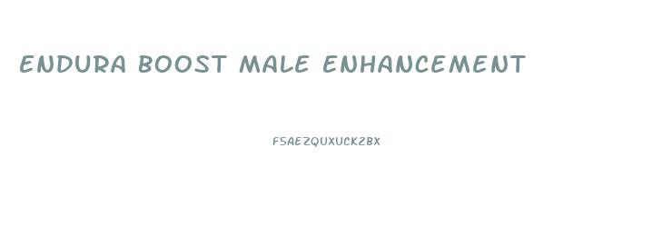 Endura Boost Male Enhancement