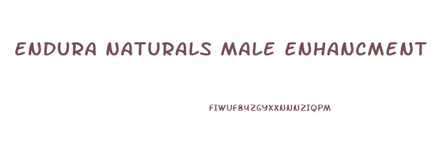 Endura Naturals Male Enhancment