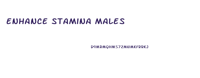 Enhance Stamina Males