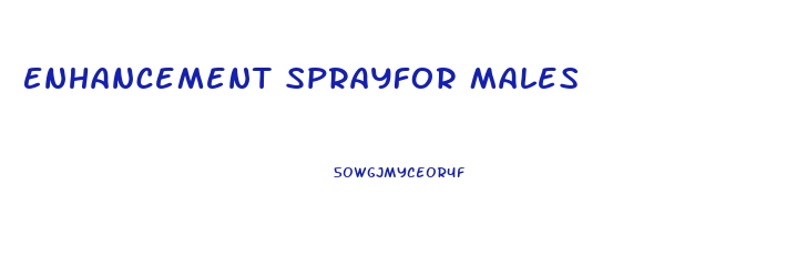 Enhancement Sprayfor Males