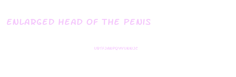 Enlarged Head Of The Penis