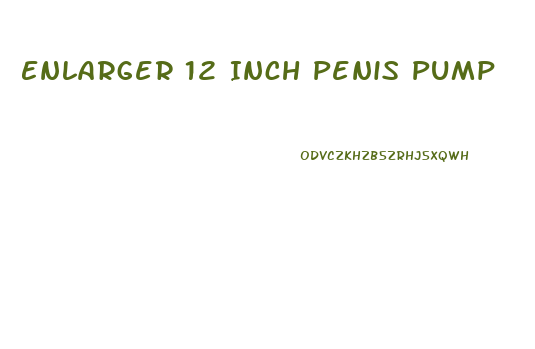 Enlarger 12 Inch Penis Pump