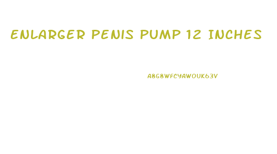 Enlarger Penis Pump 12 Inches