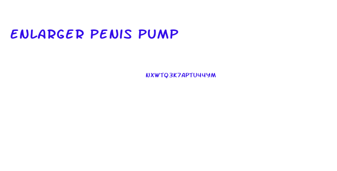 Enlarger Penis Pump