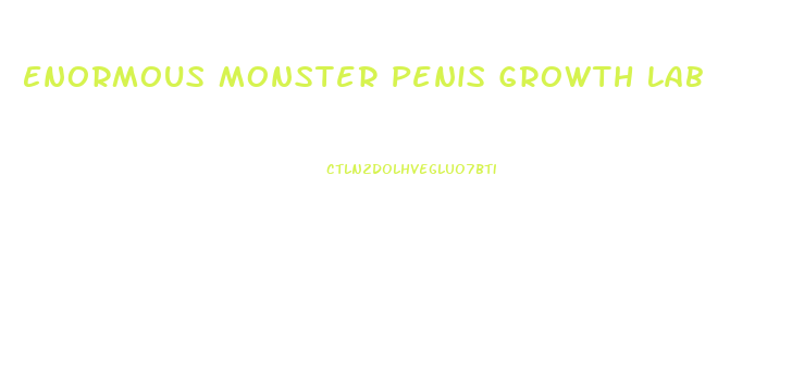 Enormous Monster Penis Growth Lab