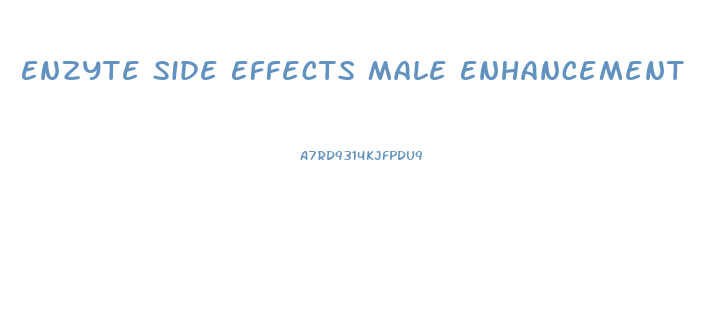 Enzyte Side Effects Male Enhancement