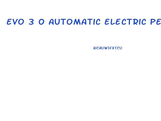 Evo 3 0 Automatic Electric Penis Enlargement Pump