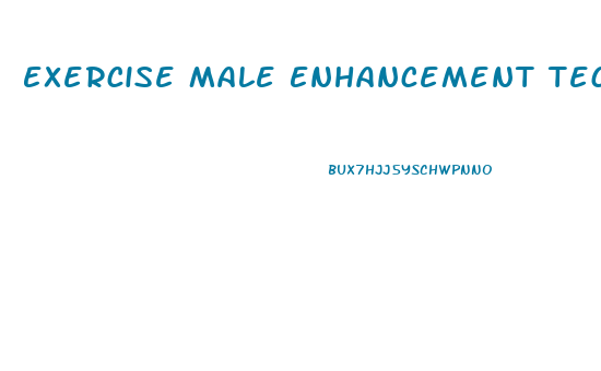 Exercise Male Enhancement Techniques