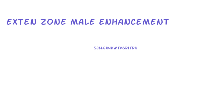 Exten Zone Male Enhancement