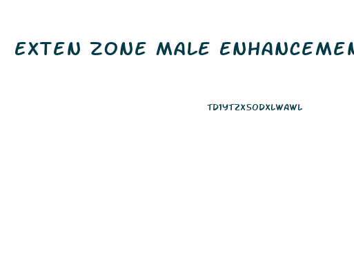 Exten Zone Male Enhancement