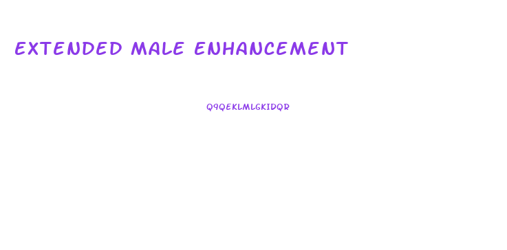 Extended Male Enhancement