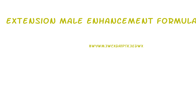 Extension Male Enhancement Formula