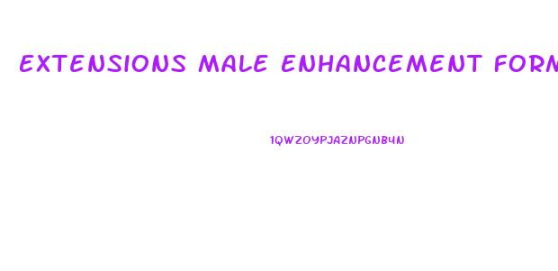 Extensions Male Enhancement Formula Ii Review