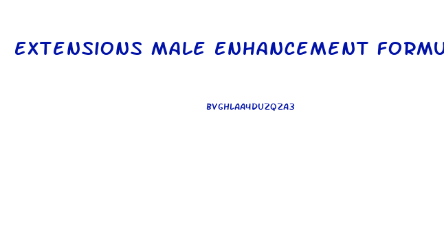 Extensions Male Enhancement Formula Results