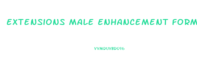 Extensions Male Enhancement Formula Results
