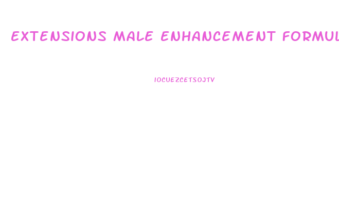 Extensions Male Enhancement Formula
