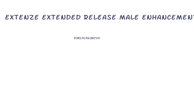 Extenze Extended Release Male Enhancement Supplement