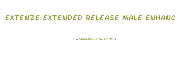 Extenze Extended Release Male Enhancement Supplement