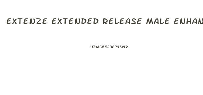 Extenze Extended Release Male Enhancement Supplement