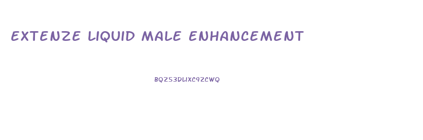 Extenze Liquid Male Enhancement