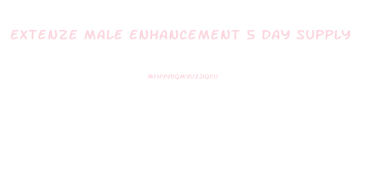 Extenze Male Enhancement 5 Day Supply