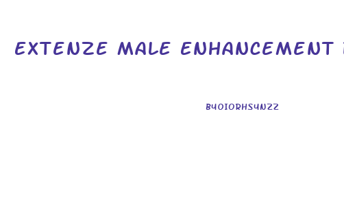 Extenze Male Enhancement Directions