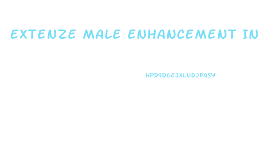 Extenze Male Enhancement Instructions