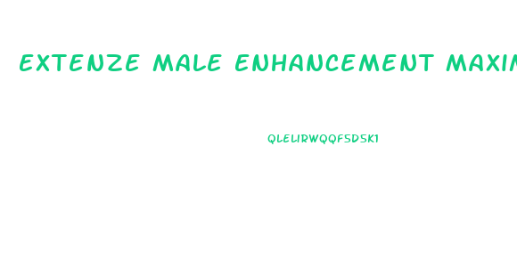 Extenze Male Enhancement Maximum Strength Extended Release