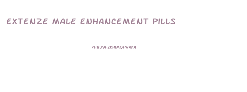 Extenze Male Enhancement Pills