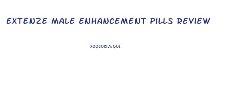 Extenze Male Enhancement Pills Review