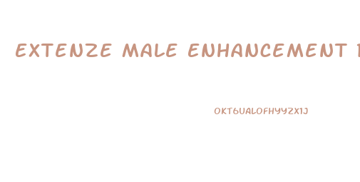 Extenze Male Enhancement Red Pill