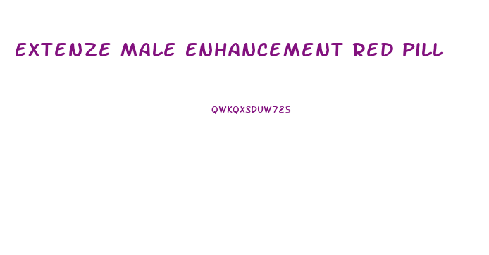 Extenze Male Enhancement Red Pill