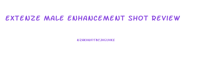 Extenze Male Enhancement Shot Review