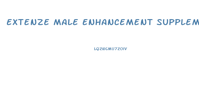 Extenze Male Enhancement Supplement Reviews