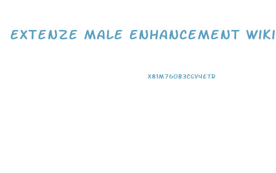 Extenze Male Enhancement Wiki