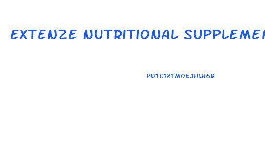 Extenze Nutritional Supplement Male Enhancement