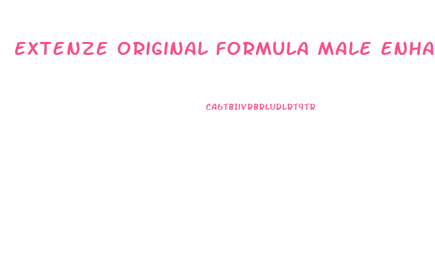Extenze Original Formula Male Enhancement Review
