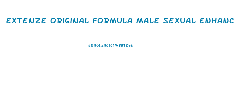 Extenze Original Formula Male Sexual Enhancement Tablets Review