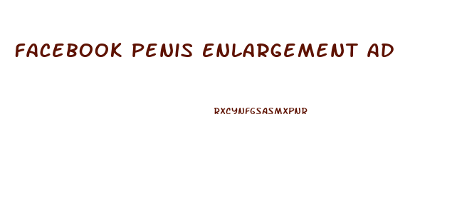 Facebook Penis Enlargement Ad