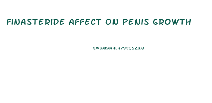 Finasteride Affect On Penis Growth