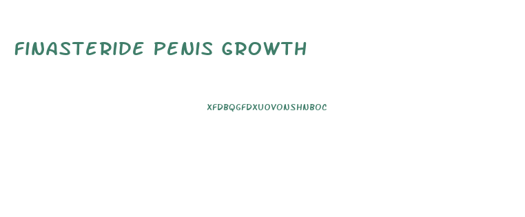 Finasteride Penis Growth