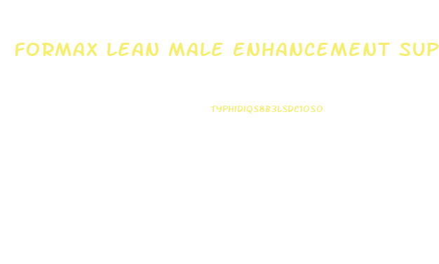 Formax Lean Male Enhancement Support