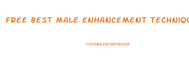 Free Best Male Enhancement Techniques Site