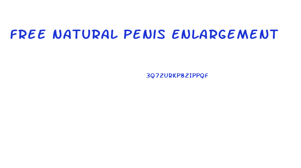 Free Natural Penis Enlargement