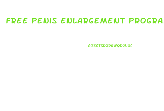 Free Penis Enlargement Program