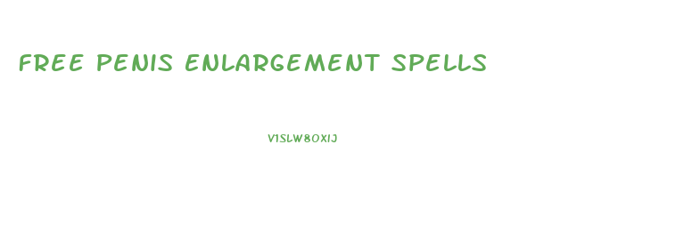 Free Penis Enlargement Spells