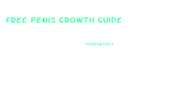Free Penis Growth Guide