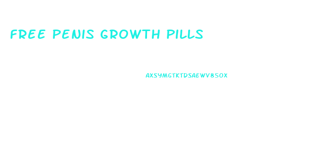 Free Penis Growth Pills