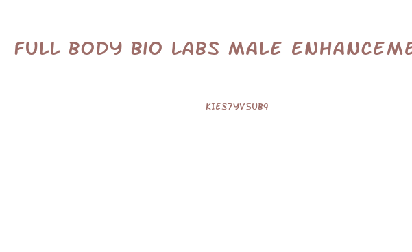 Full Body Bio Labs Male Enhancement