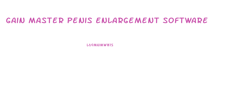 Gain Master Penis Enlargement Software